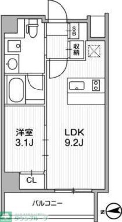 Lighthouse中馬込の物件間取画像